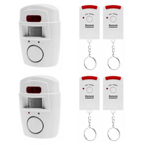 Wireless Motion Sensor Alarm System for Home Security with PIR Detector - Ideal for Doors, Garages, Sheds