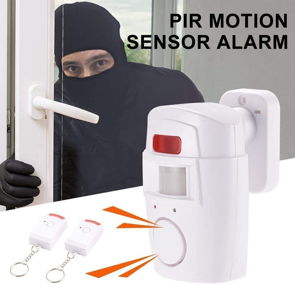 Wireless Motion Sensor Alarm System for Home Security with PIR Detector - Ideal for Doors, Garages, Sheds