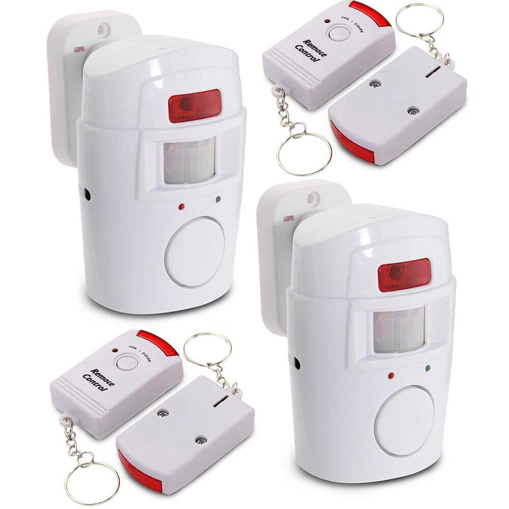 Wireless Motion Sensor Alarm System for Home Security with PIR Detector - Ideal for Doors, Garages, Sheds