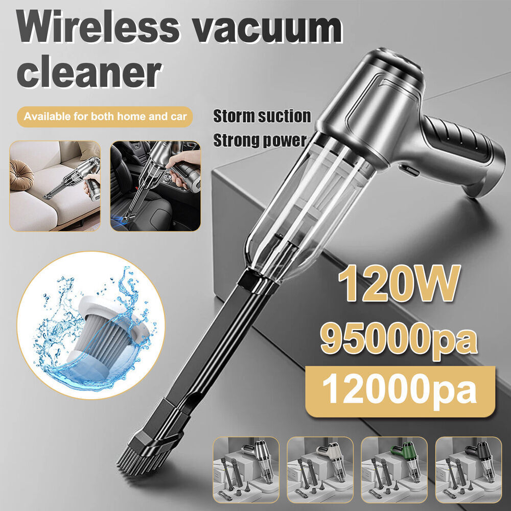 High-Efficiency 3-in-1 Handheld Vacuum: Powerful Suction, Blower, and Pump Features
