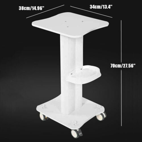 Salon Cart Stand with Wheels for Ultrasonic Cavitation, RF, and IPL Machines - Durable, Space-Saving Mobile Trolley