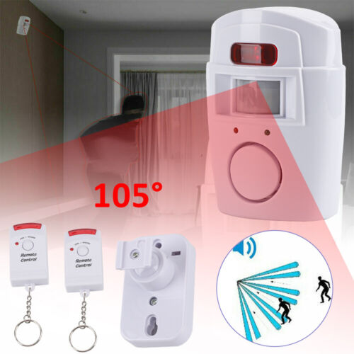 Wireless Motion Sensor Alarm System for Home Security with PIR Detector - Ideal for Doors, Garages, Sheds