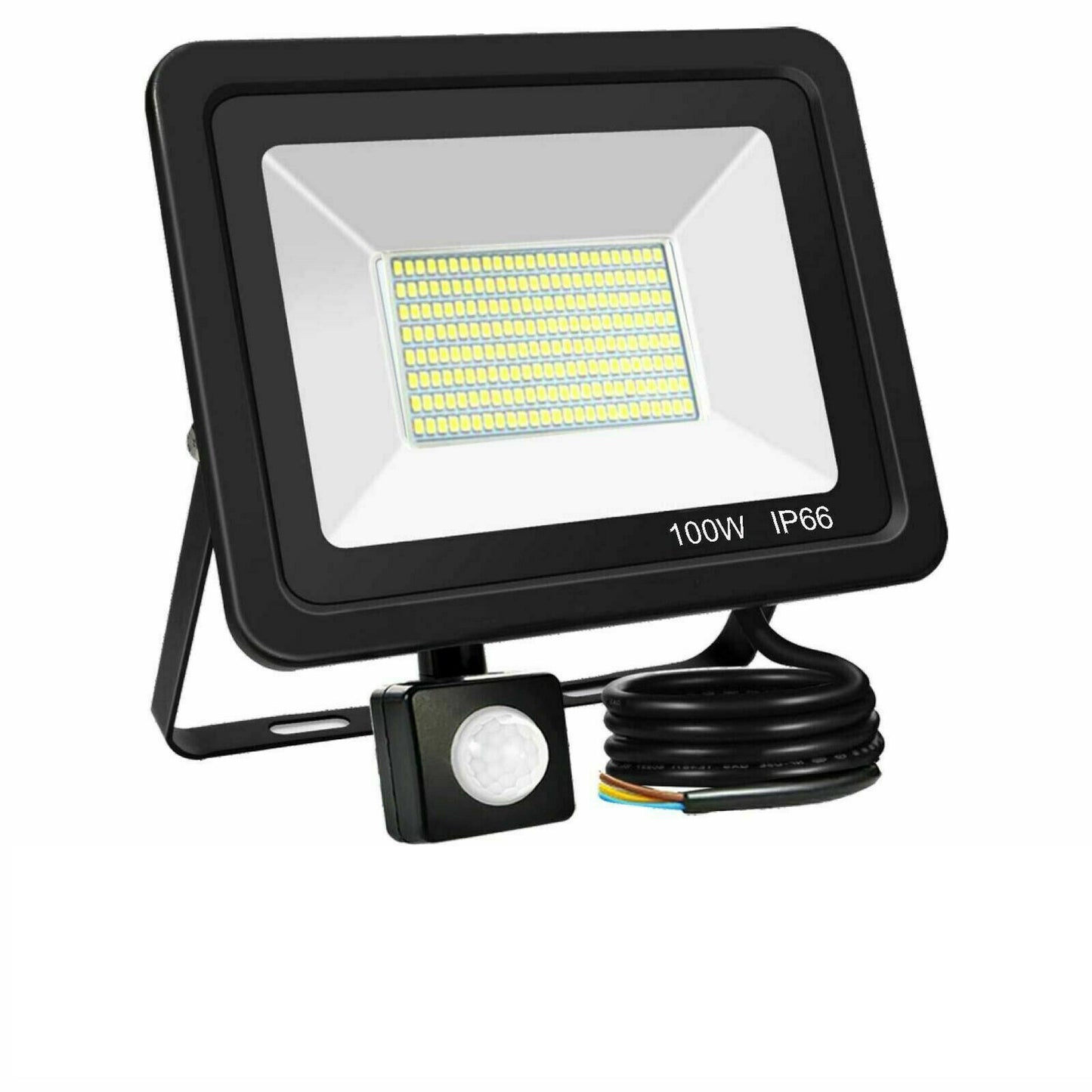 LED Flood Light with Motion Sensor Outdoor Garden Waterproof 10W 50W 100W 6000K