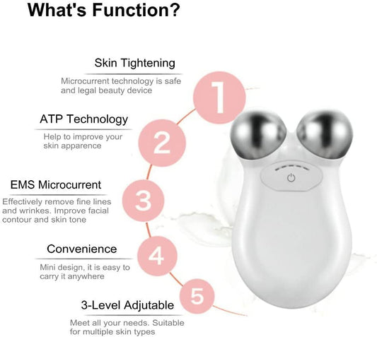 Microcurrent Device - Anti Aging and Wrinkle Reducer; Skin Tightening Lifting Device Facial Beauty Machine